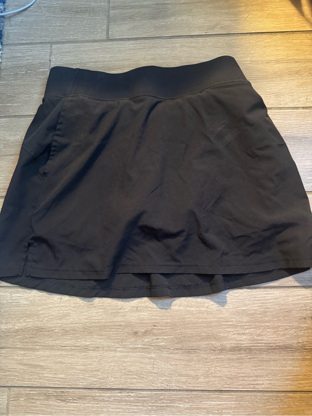 Velocity Black Athletic Skirt with Wide Waistband
